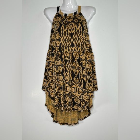 Tops - Free People Halter Mimi Tunic‎ Top High Low Hem Sz M